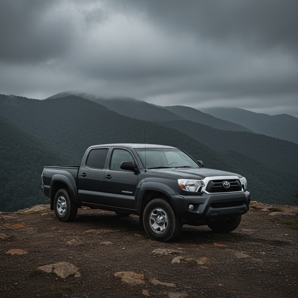 Toyota Tacoma with Ark splash guards