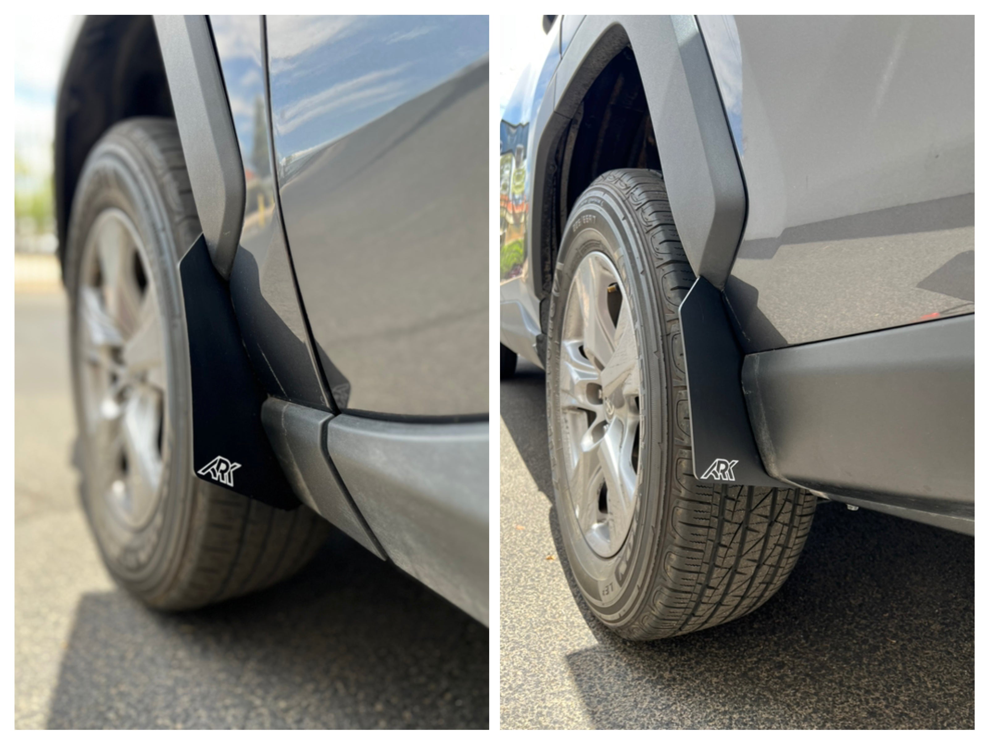 RAV4 mudflaps installed