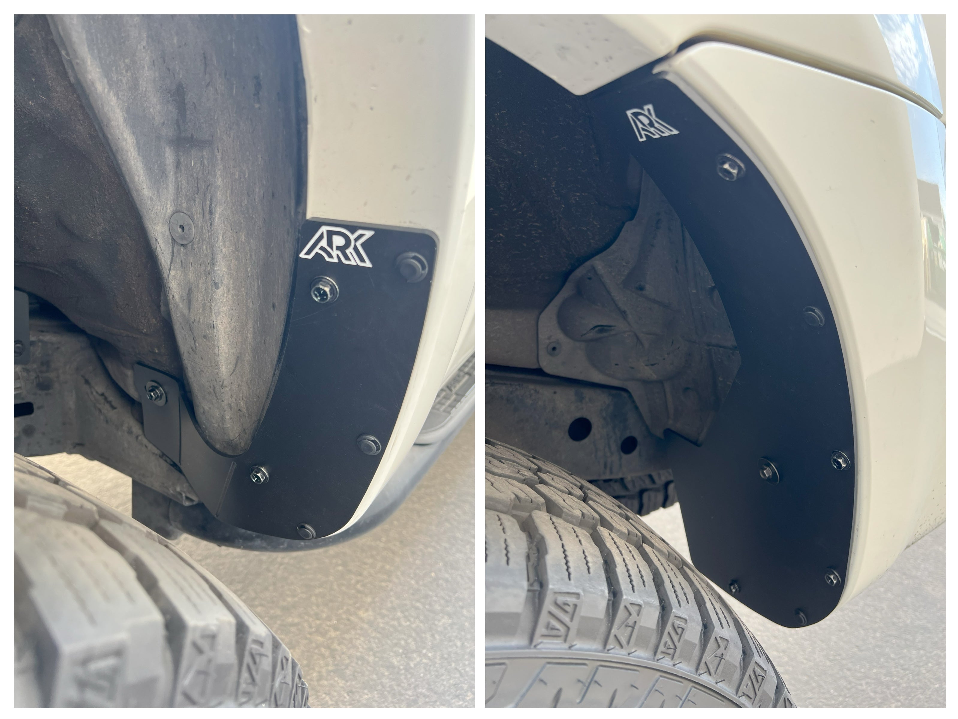 2006-2009 Toyota 4Runner TriXPoly Mud Flap Deletes | Ark Splash