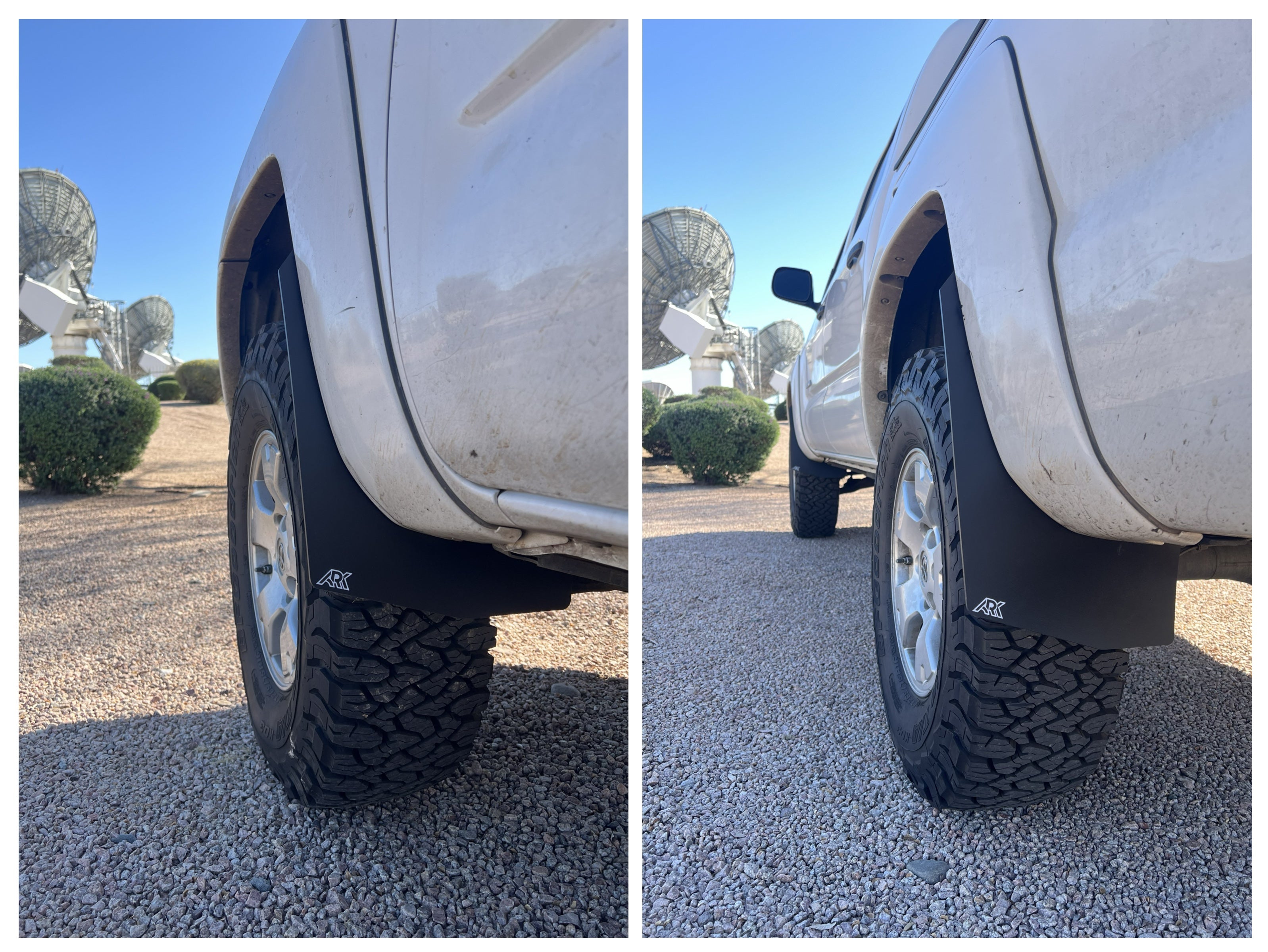 Ark Splash Guards | 2005-2015 Toyota Tacoma TriXpoly Mid Mud Flaps