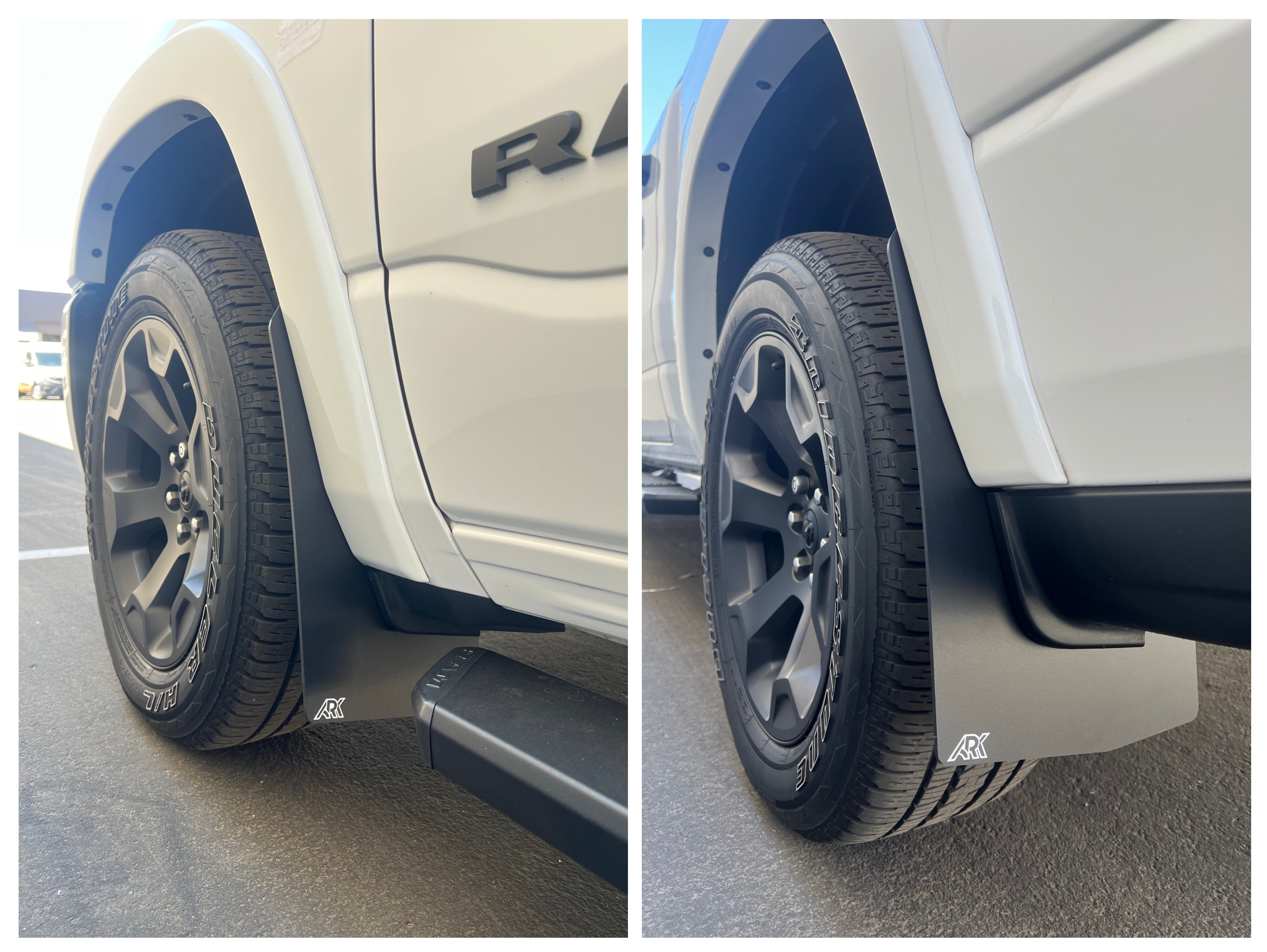 2019-2026 Dodge 1500 RAM TriXpoly Mid Mud Flaps | Ark Splash