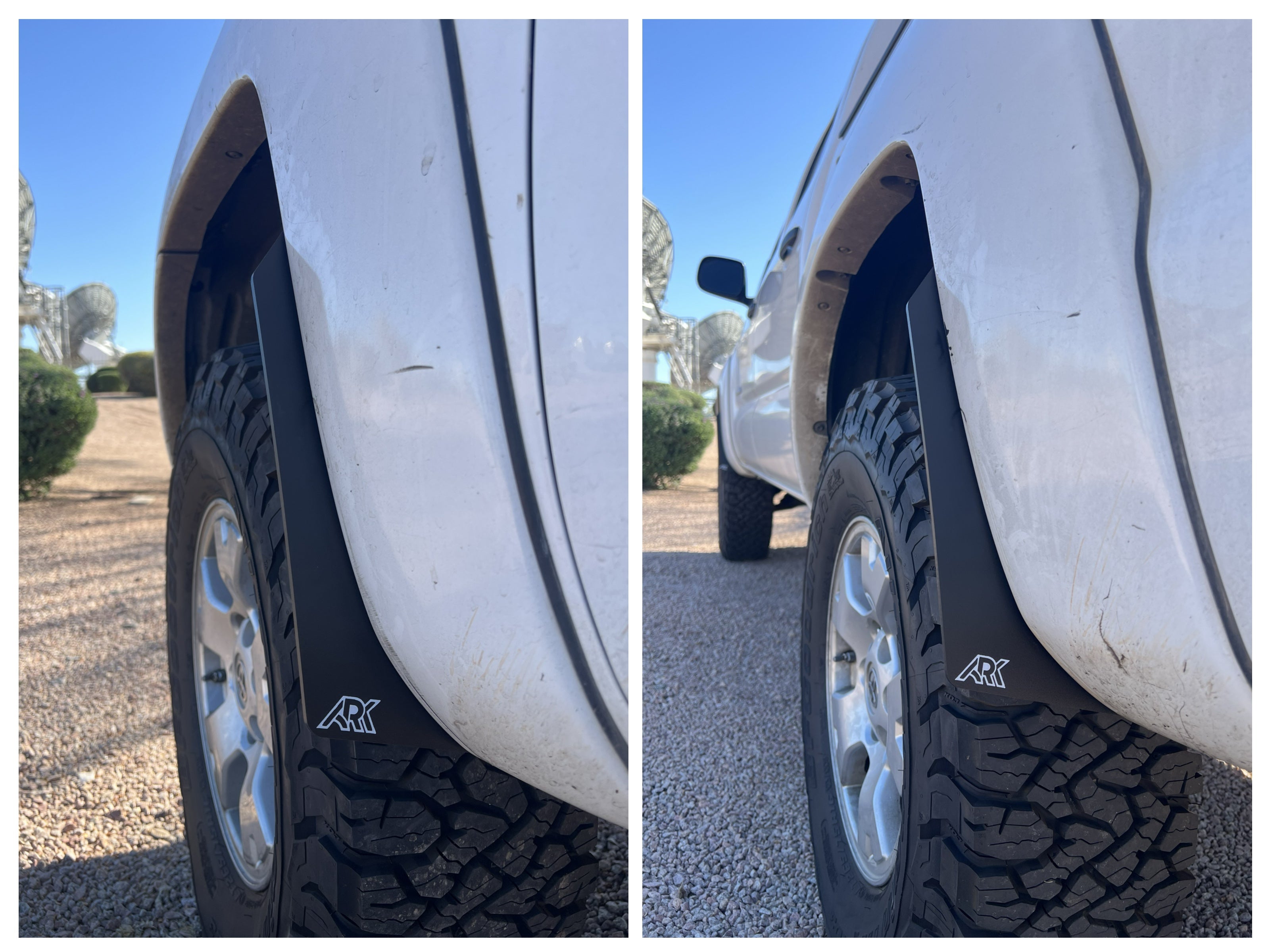 2005-2015 Toyota Tacoma TriXpoly Splash Guards | Ark Splash Guards