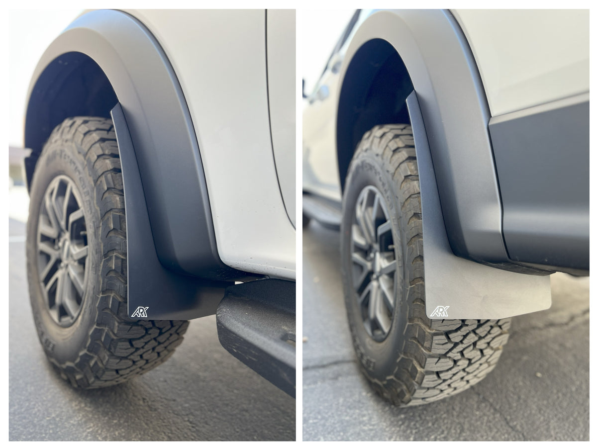 2024+ Ford Ranger Raptor TriXPoly Mid Mud Flaps | Ark Splash Guards ...