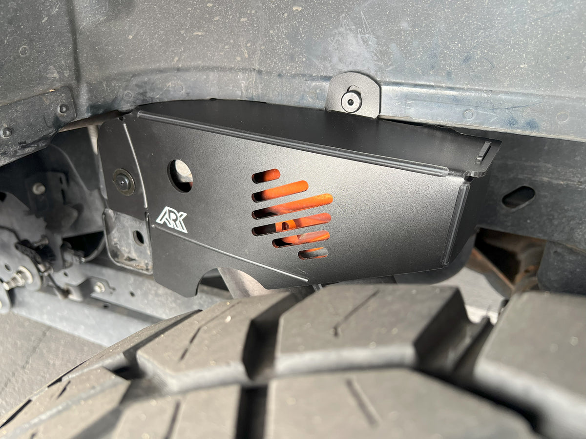 2021+ Ford Raptor Strut Protection Panel | Ark Splash Guards | Ark ...